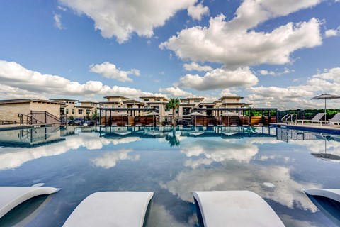 Poolside Sundeck at The Santal, Texas, 78735